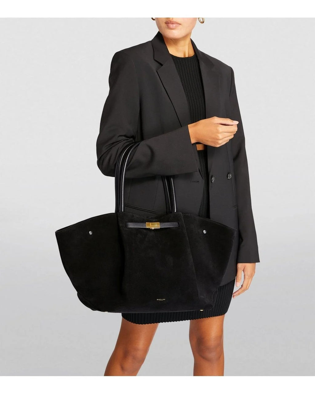 Demellier New York Wildleder und Leder - Schwarz