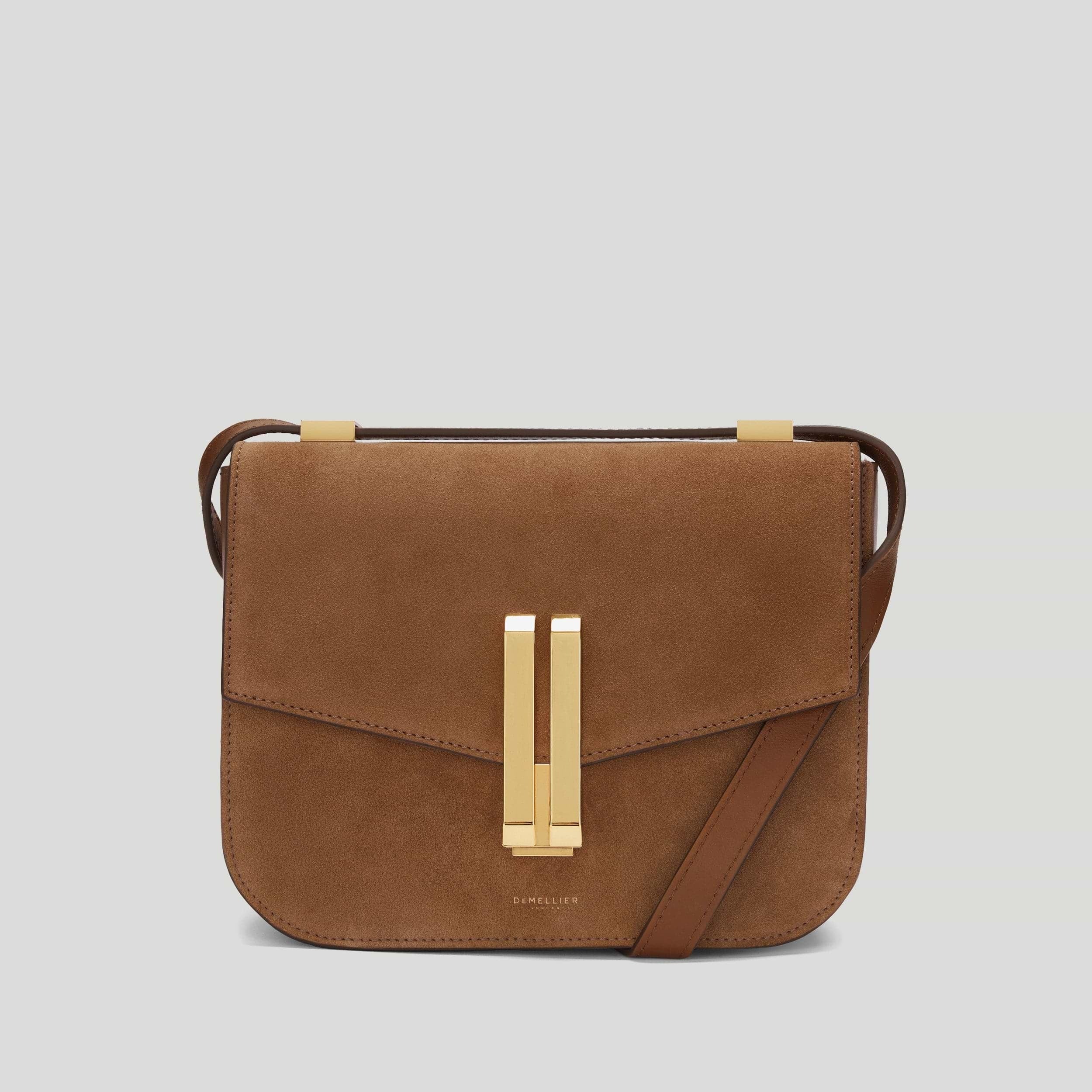 Demellier Vancouver - Suede and Brown Leather