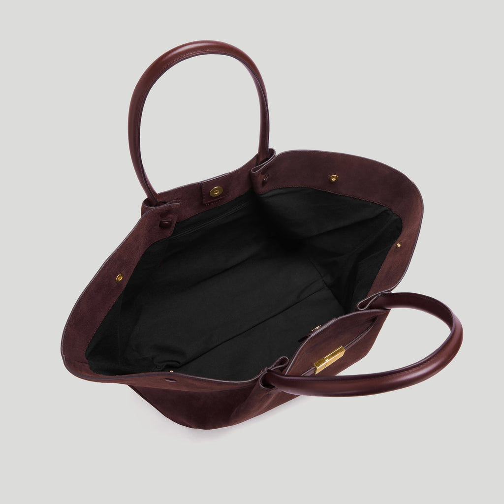 Demellier New York Suede and Leather - Bordeaux