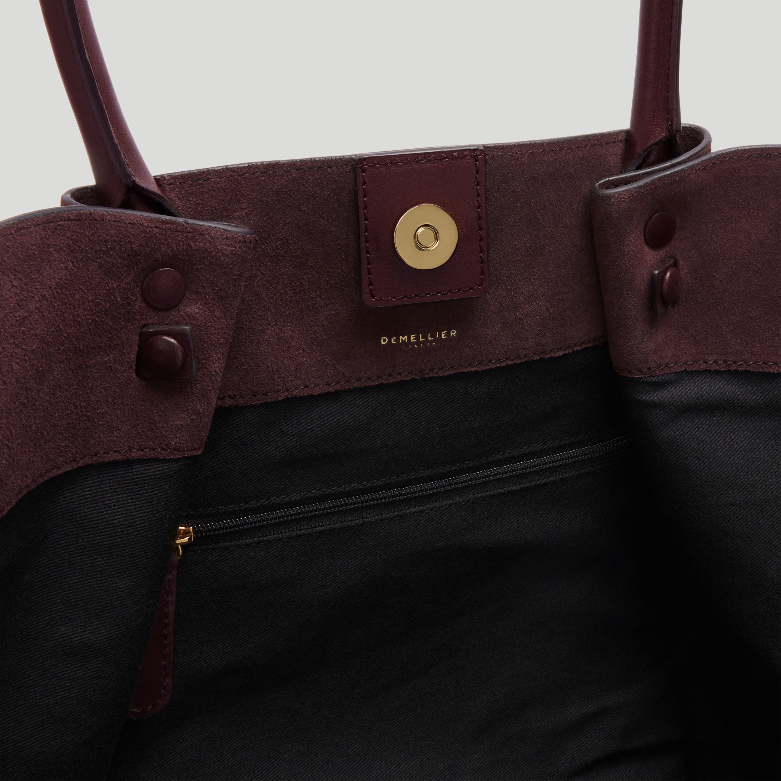 Demellier New York Wildleder und Leder - Bordeaux