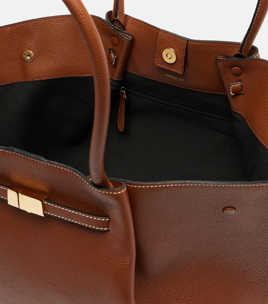 Demellier New York Midi Grain - Brown