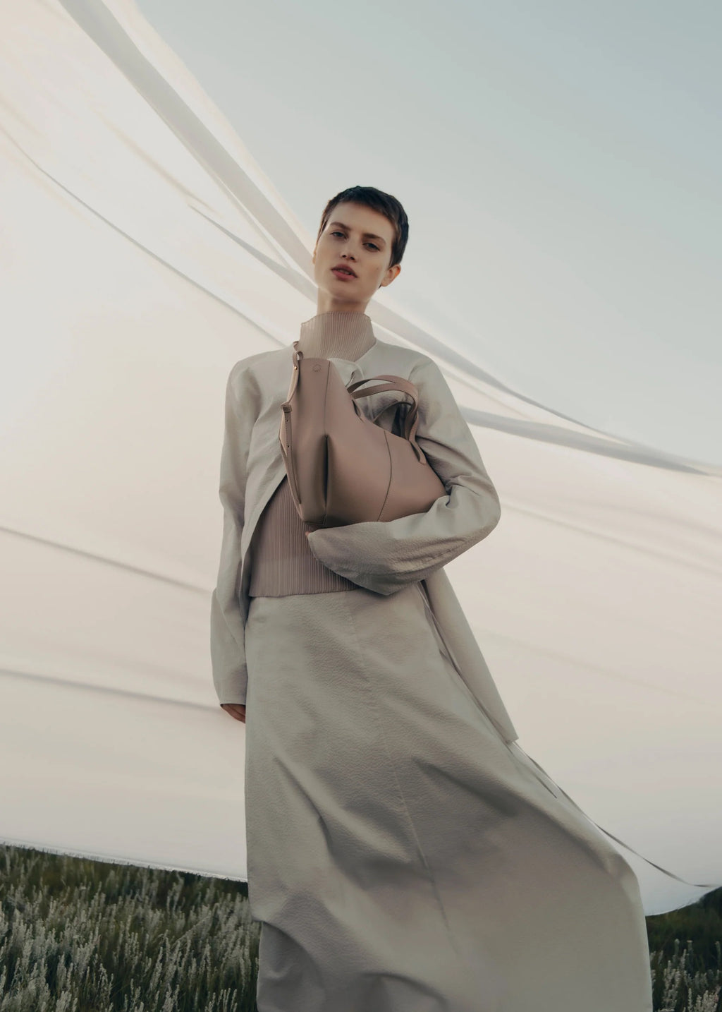 Polène Cyme Mini - Grainy Taupe