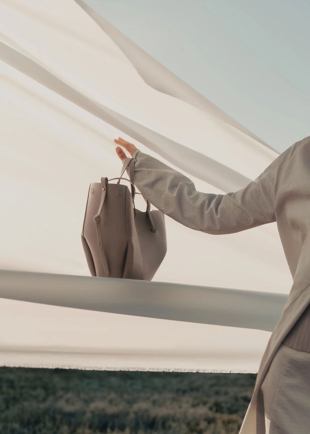 Polène Cyme Mini - Grainy Taupe