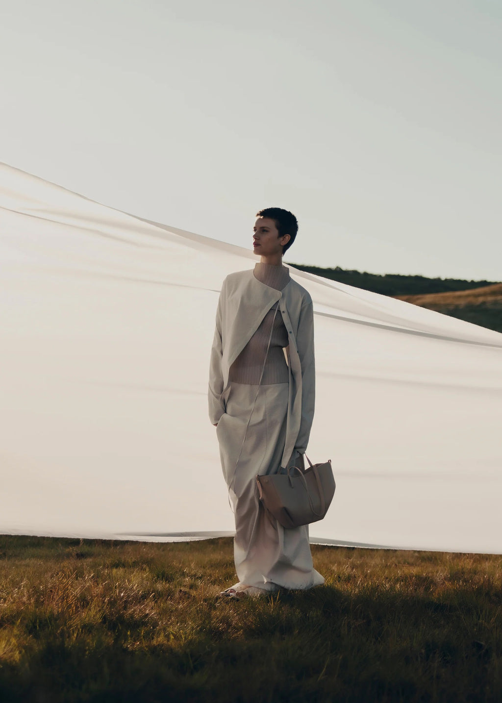 Polène Cyme Mini - Grainy Taupe