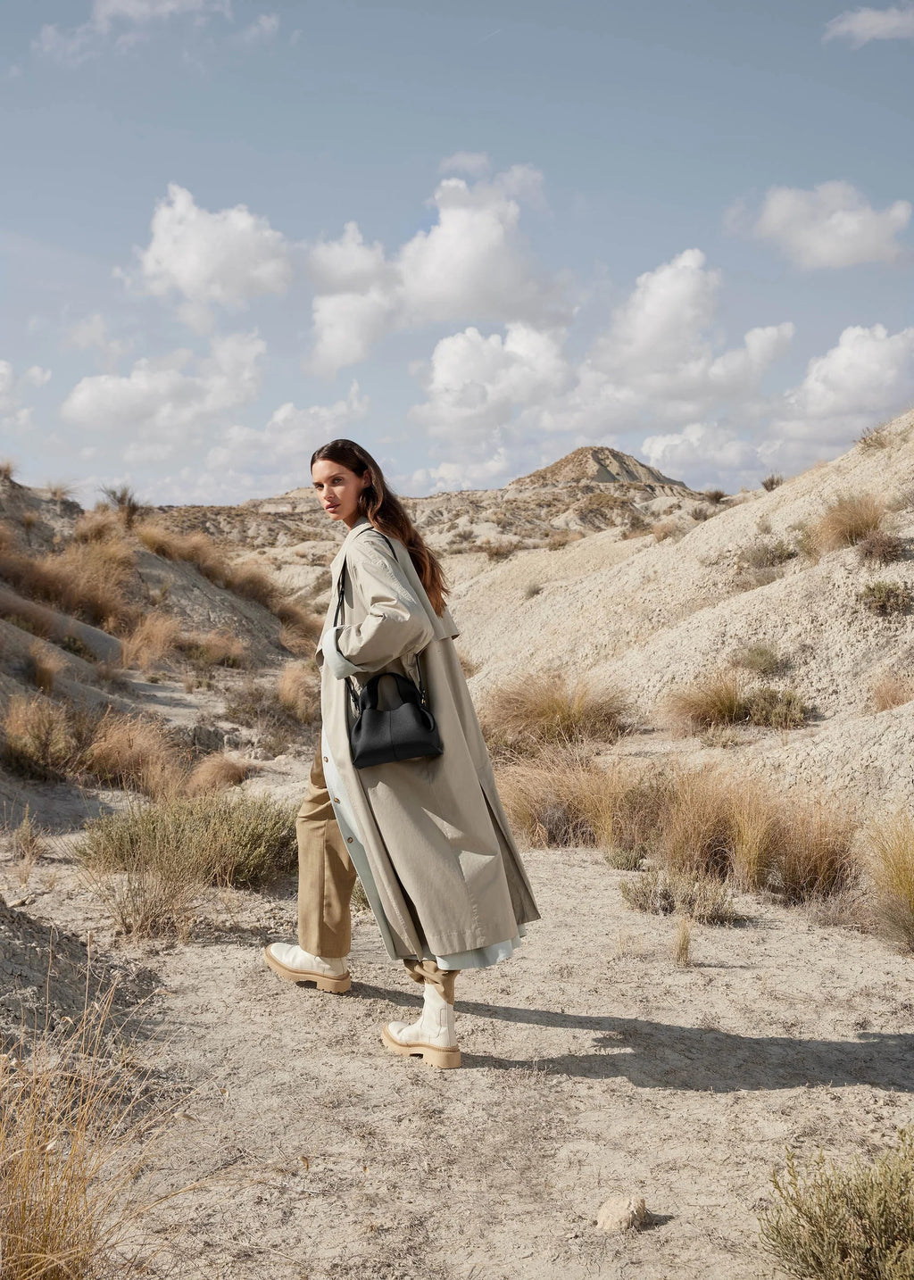 Polène Number Nine Mini - Black Grainy