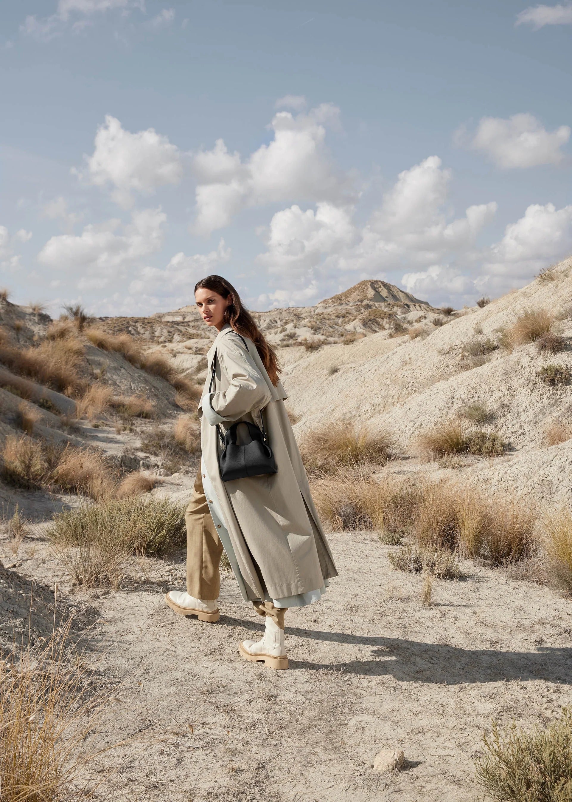 Polène Number Nine Mini - Black Grainy